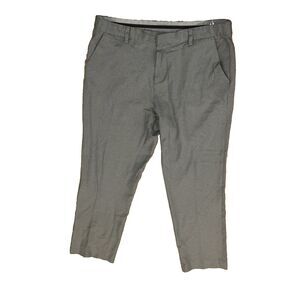 Adi Pure Golf Pants by Adidas Gray Chino Flat Front Straight Leg Pants‎ 34x34